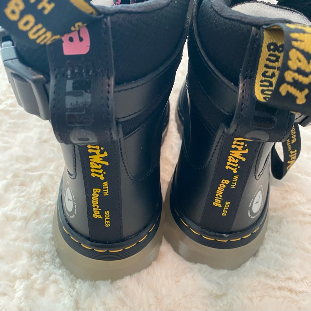π€ππ©· ATMOS X DR MARTENS COMBS TECH ATMOS BLACK BOOTS MENS 8 WMNS 9 ππ©·π€ - Picture 10 of 16